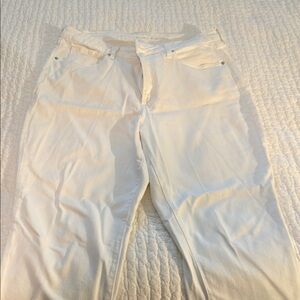 Old Navy Cream Straight-Leg Jeans